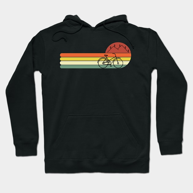 Cycling  Retro Style gift For Cyclist - Cycling dad Present Hoodie by yassinebd